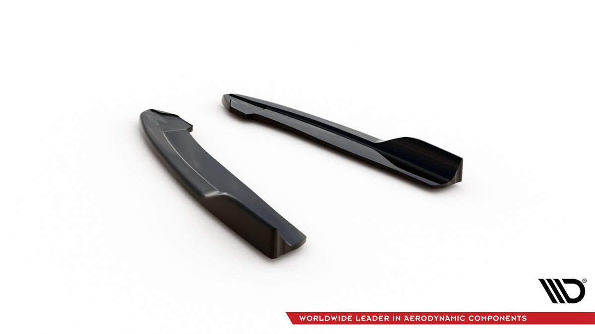 Heck Ansatz Flaps Diffusor V.8 passend für Ford Focus Kombi ST Mk4 schwarz Hochglanz – Ansicht 6