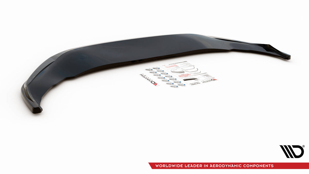 Street+ Spoilerlippe Front Ansatz V.3 passend für VW Arteon R Limousine / Shooting Brake Mk1 Facelift schwarz Hochglanz – Ansicht 6