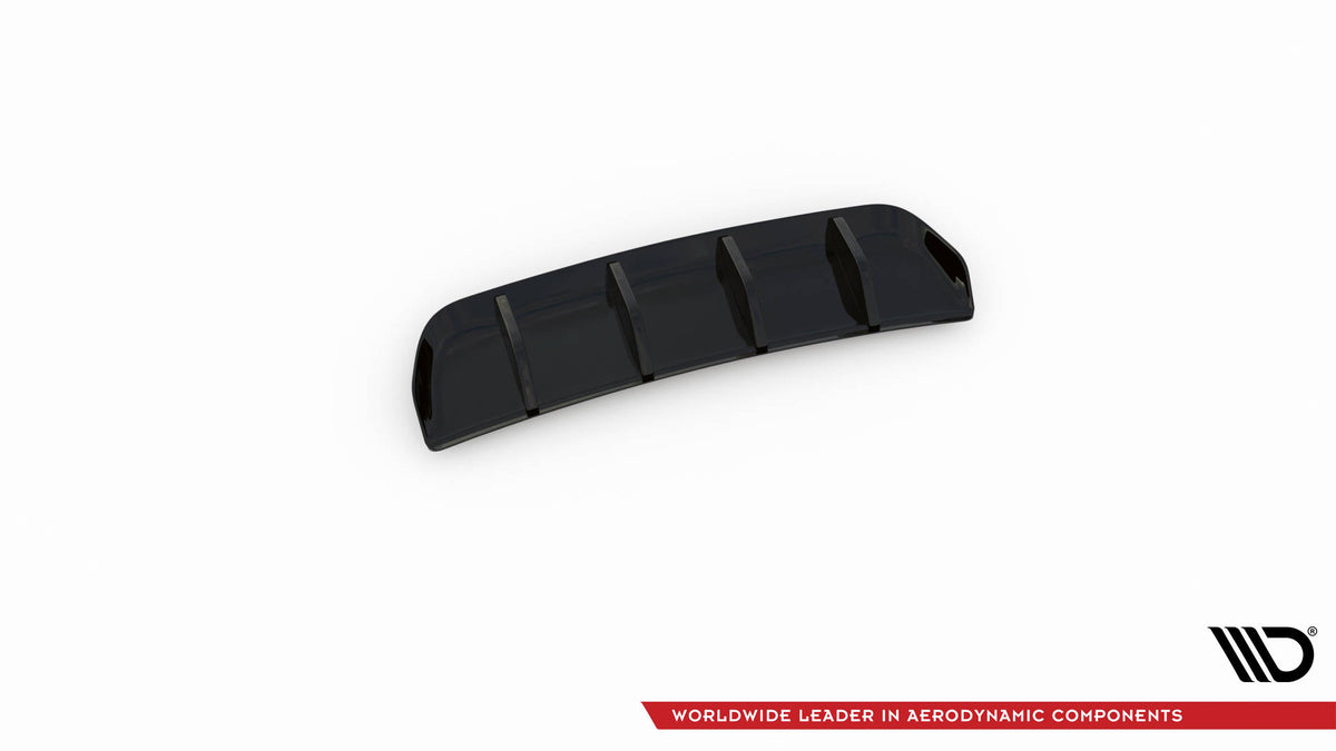 Diffusor Heck Ansatz passend für VW Tiguan R Mk2 Facelift schwarz Hochglanz – Ansicht 6