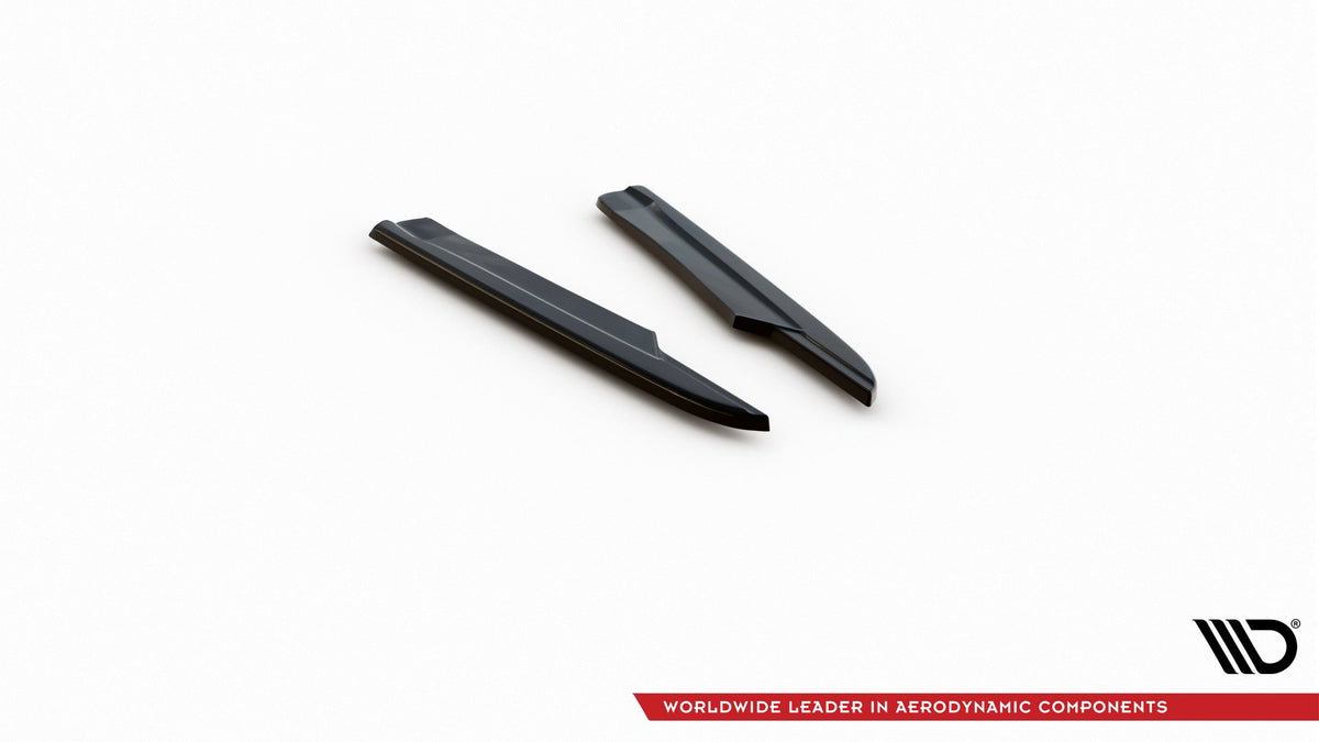 Heck Ansatz Flaps Diffusor V.2 passend für Skoda Octavia RS Mk3/Mk3 FL Hatchback/Kombi  schwarz Hochglanz – Ansicht 5