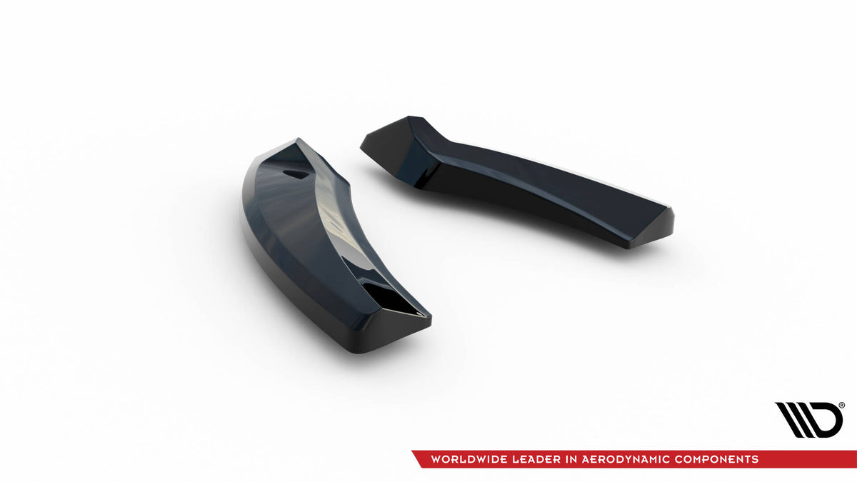 Heck Ansatz Flaps Diffusor passend für Mazda 3 Mk4 schwarz Hochglanz – Ansicht 5