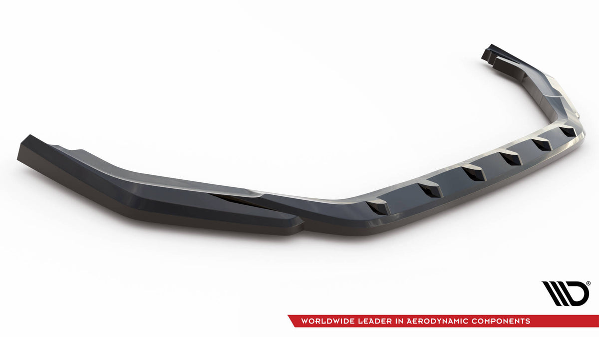 Street+ Spoilerlippe Front Ansatz V.3 passend für Honda Civic Type-R Mk 11 schwarz Hochglanz – Ansicht 5
