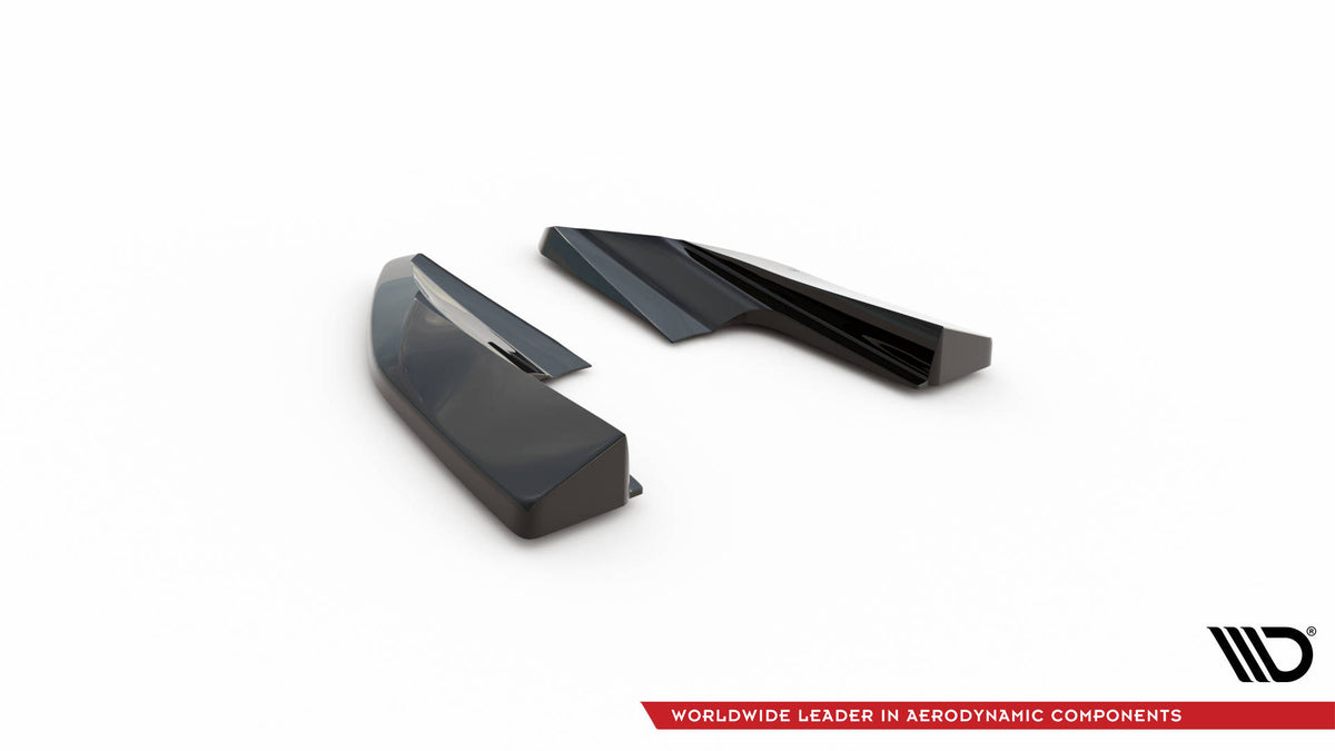 Heck Ansatz Flaps Diffusor V.2 passend für Audi e-Tron GT / RS GT Mk1 schwarz Hochglanz – Ansicht 6