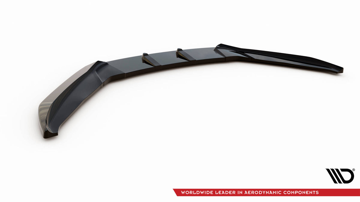 Street+ Spoilerlippe Front Ansatz V.3 passend für VW Scirocco Mk3 schwarz Hochglanz – Ansicht 6