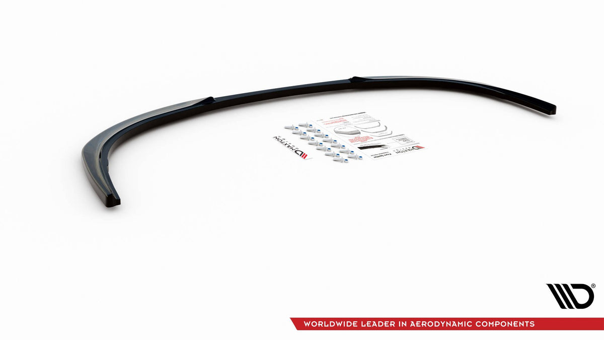 Street+ Spoilerlippe Front Ansatz passend für Peugeot 207 Sport schwarz Hochglanz – Ansicht 7