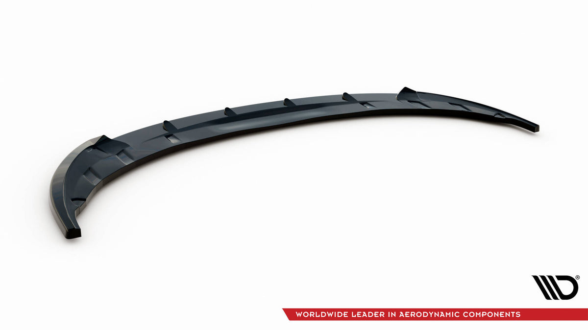 Street+ Spoilerlippe Front Ansatz passend für Toyota Yaris Mk3 Facelift schwarz Hochglanz – Ansicht 5