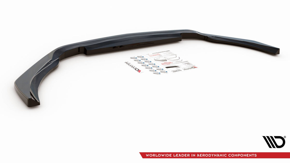 Street+ Spoilerlippe Front Ansatz V.1 passend für Mercedes-AMG A 45 S Aero Pack W177 schwarz Hochglanz – Ansicht 7