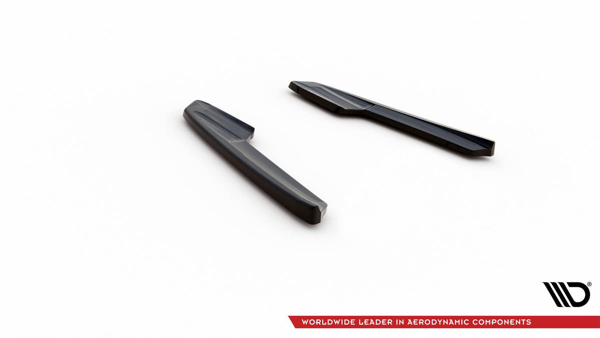 Heck Ansatz Flaps Diffusor V.2 passend für Audi RS6 C8 / C8 Facelift schwarz Hochglanz – Ansicht 5