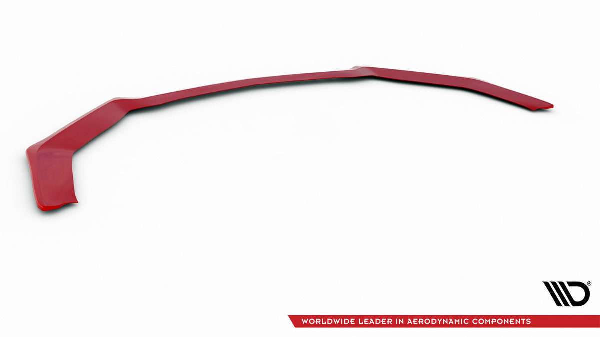 Street+ Spoilerlippe Front Ansatz V.2 passend für Ford Mustang Mk6 Facelift schwarz Hochglanz – Ansicht 5