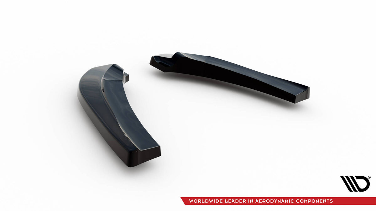 Heck Ansatz Flaps Diffusor passend für Kia Ceed GT Mk3 Facelift schwarz Hochglanz – Ansicht 6