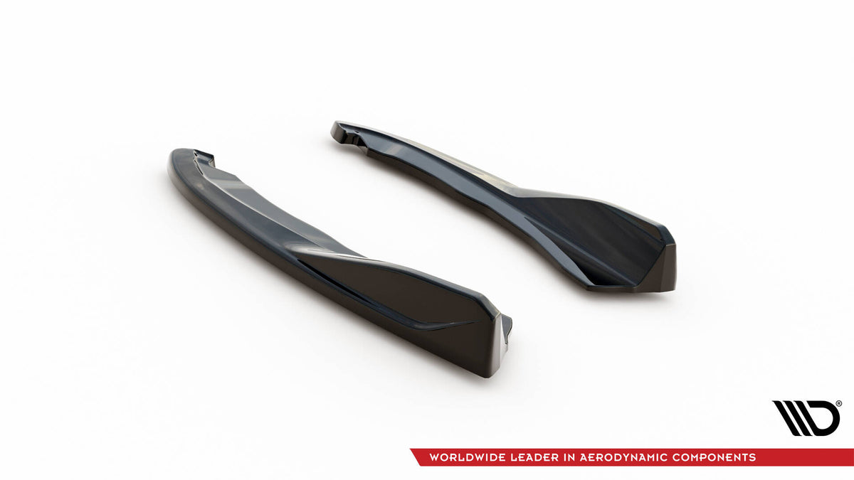 Heck Ansatz Flaps Diffusor V.2 passend für BMW 4er M440i G22 / G23 / G22 Facelift / G23 Facelift schwarz Hochglanz – Ansicht 5