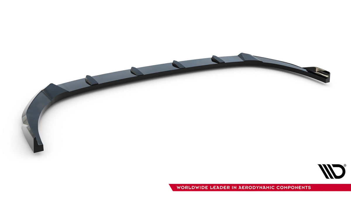 Street+ Spoilerlippe Front Ansatz V.2 passend für Hyundai Elantra N Mk7 schwarz Hochglanz – Ansicht 6