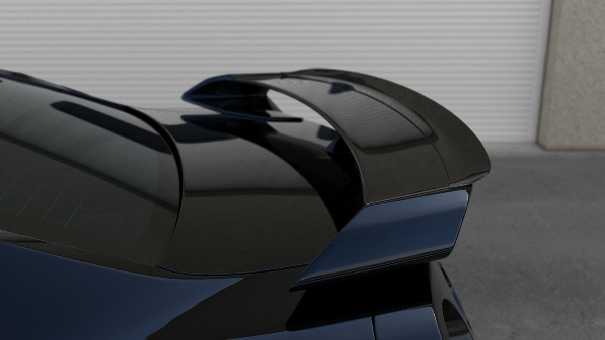 Heckspoiler Lippe NISSAN GT-R vor Facelift COUPE (R35-SERIES) (2007-2010) schwarz Hochglanz – Ansicht 3