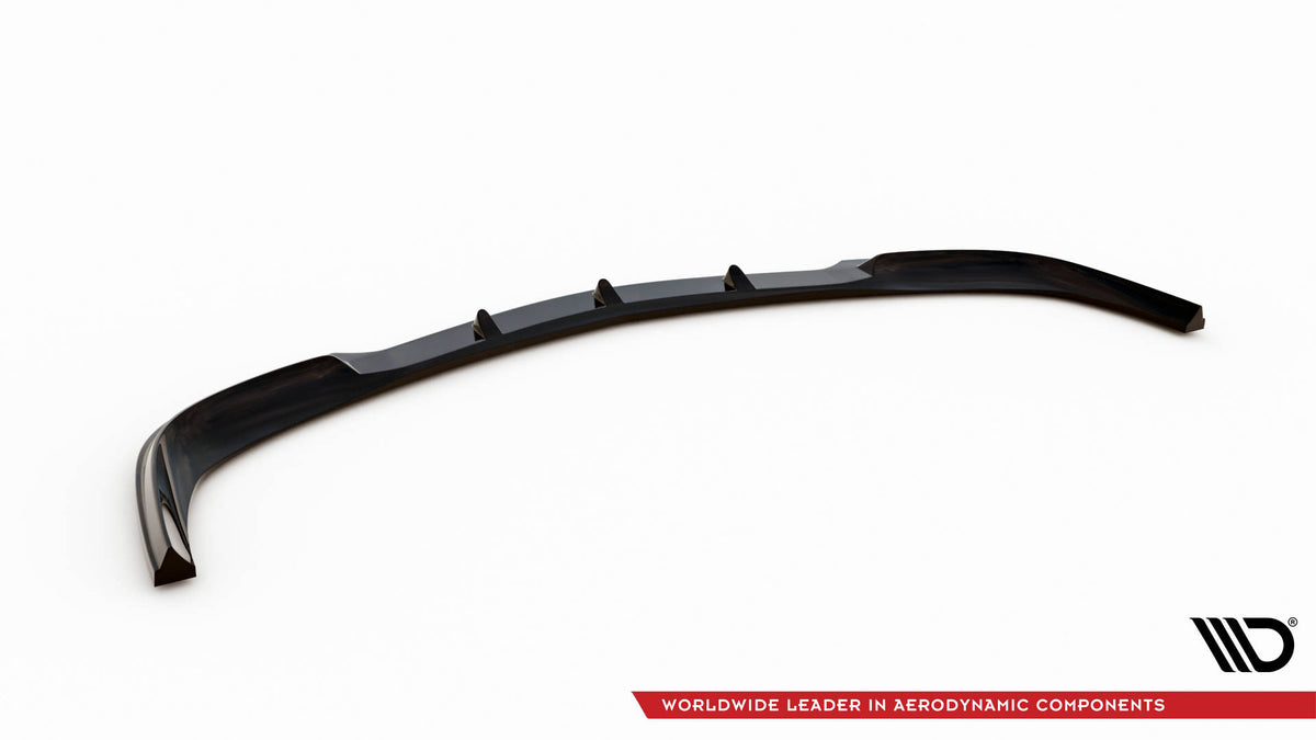 Street+ Spoilerlippe Front Ansatz V.1 passend für MERCEDES CLK W 209 FÜR STANDARD STOßSTANGE schwarz Hochglanz – Ansicht 6
