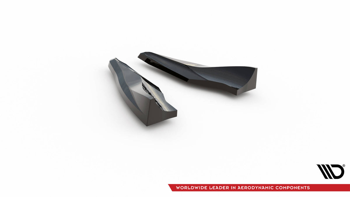Heck Ansatz Flaps Diffusor V.4 passend für Cupra Formentor Mk1 Facelift schwarz Hochglanz – Ansicht 6