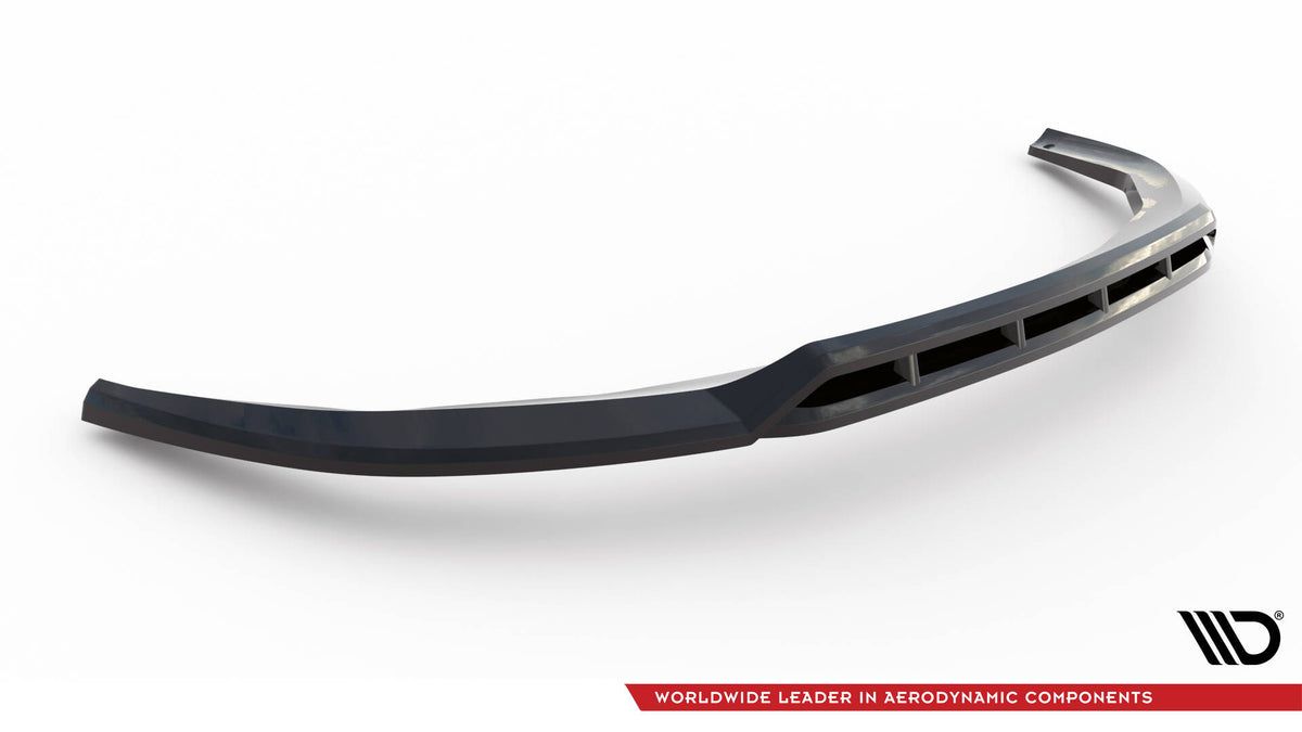 Street+ Spoilerlippe Front Ansatz passend für Chrysler Pacifica Mk2 Facelift schwarz Hochglanz – Ansicht 5