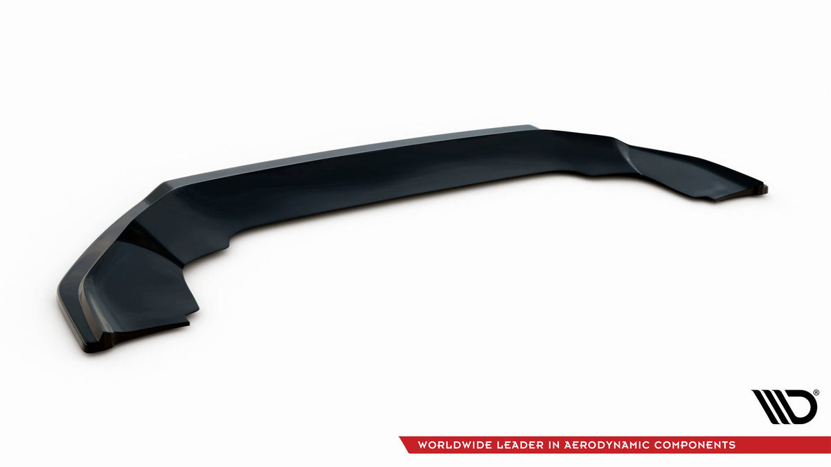 Street+ Spoilerlippe Front Ansatz V.1 passend für VW Crafter Mk2 schwarz Hochglanz – Ansicht 6