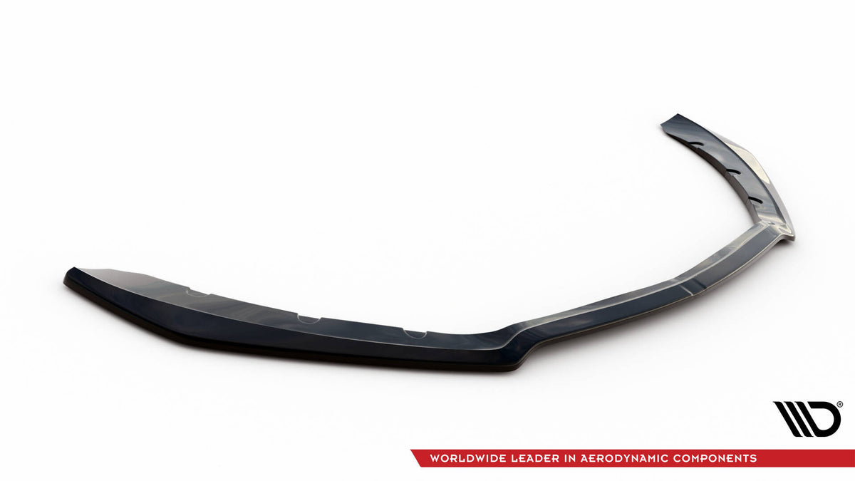 Street+ Spoilerlippe Front Ansatz passend für Ford Mustang GT Mk6 schwarz Hochglanz – Ansicht 5