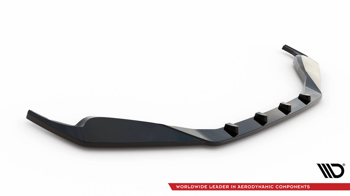 Street+ Spoilerlippe Front Ansatz passend für V.1 Lexus GS Mk4 (L10) schwarz Hochglanz – Ansicht 5