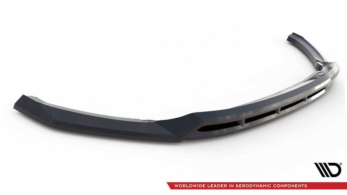 Street+ Spoilerlippe Front Ansatz passend für Ford Edge Mk2 schwarz Hochglanz – Ansicht 6
