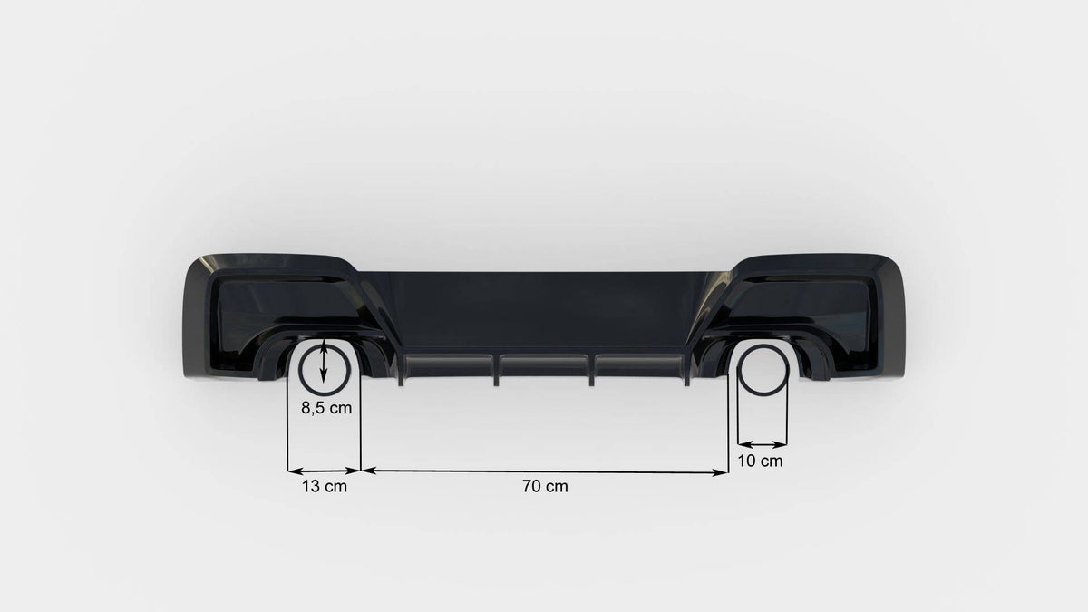 Diffusor Heck Ansatz V.1 passend für BMW M135i F20 – Ansicht 6