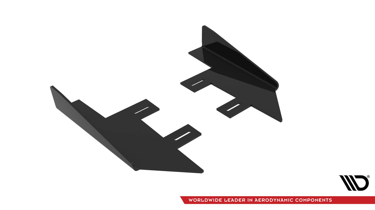 Hintere Seiten Flaps passend für Honda Civic Mk10 schwarz Hochglanz – Ansicht 6