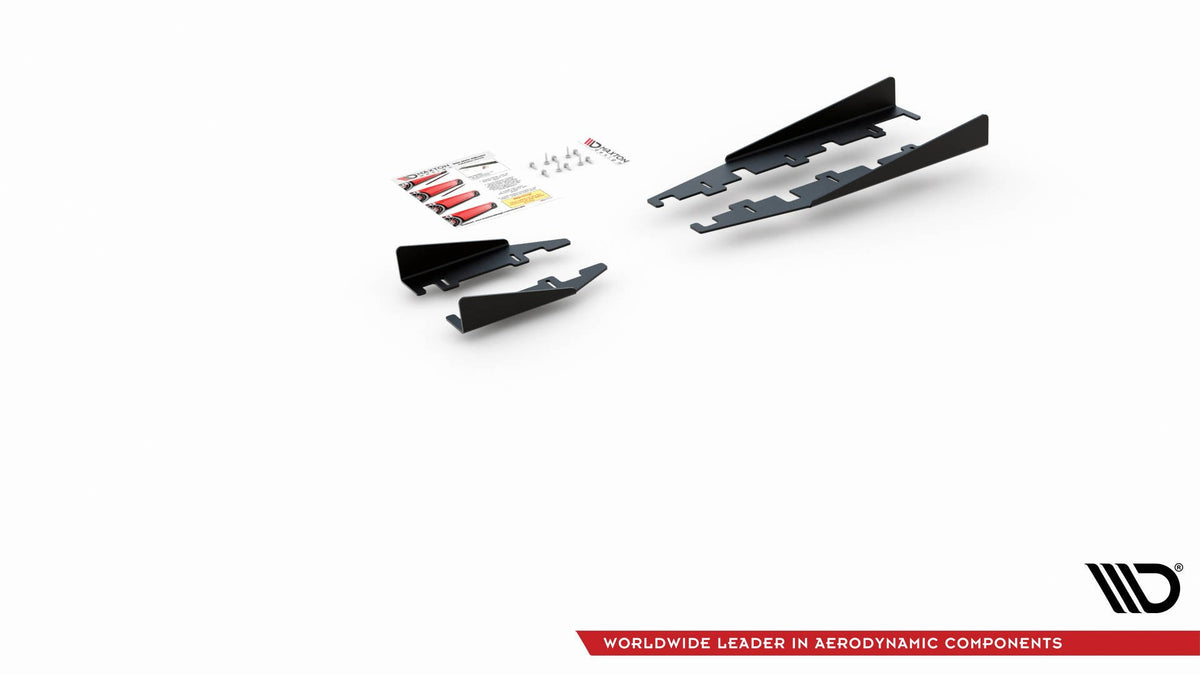 Seitenschweller Flaps passend für Toyota GR Yaris Mk4 schwarz Hochglanz – Ansicht 6