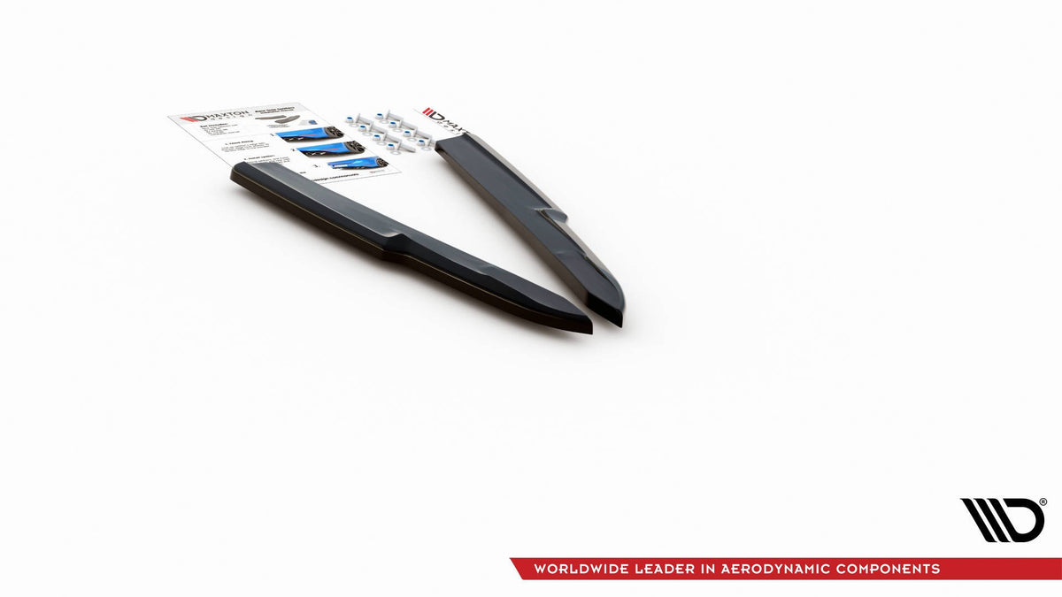 Heck Ansatz Flaps Diffusor passend für Audi A6 S-Line / S6 C8 / C8 Facelift schwarz Hochglanz – Ansicht 5