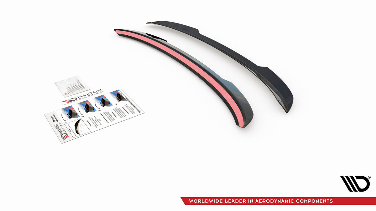 Heckspoiler Lippe Renault Clio Mk5 schwarz Hochglanz – Ansicht 9
