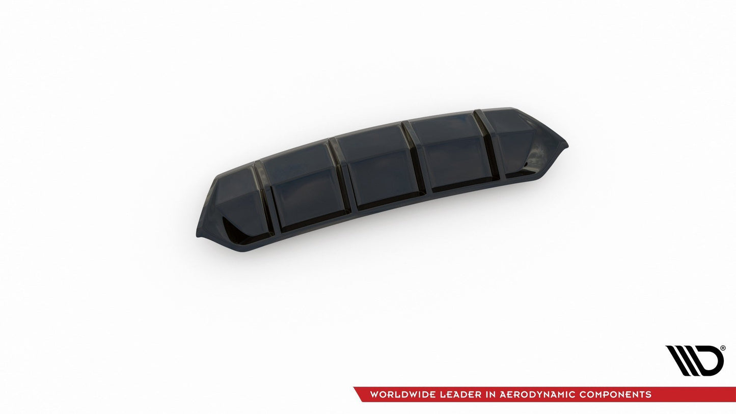 Diffusor Heck Ansatz V.1 passend für Skoda Octavia RS Mk3 / Mk3 FL Hatchback / Kombi schwarz Hochglanz – Ansicht 6