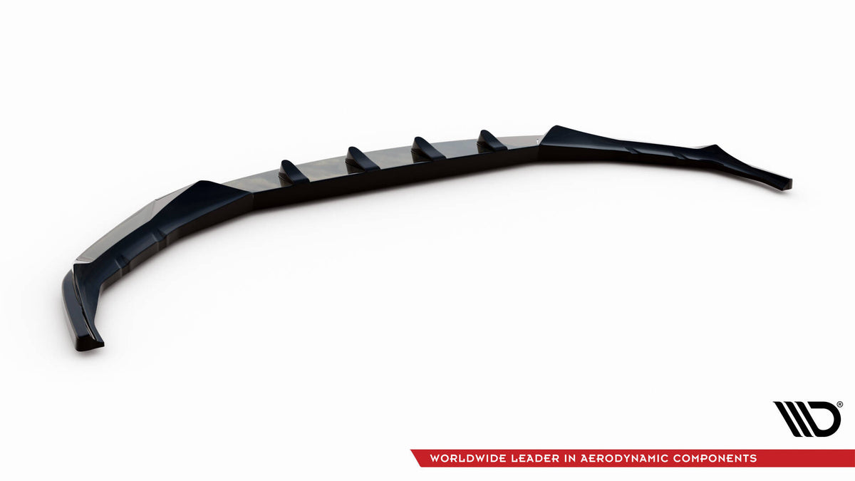 Street+ Spoilerlippe Front Ansatz V.4 passend für BMW 5er M-Paket / M550d / M550i G30/ G31 M-Paket schwarz Hochglanz – Ansicht 6