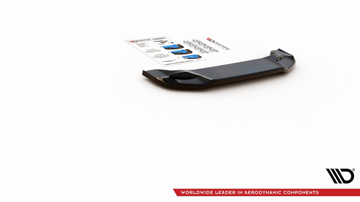 Heckansatz Abarth 124 Spider  schwarz Hochglanz – Ansicht 6