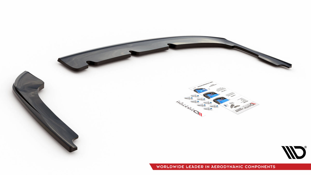 Heck Ansatz Flaps Diffusor passend für Kia Optima Mk4 schwarz Hochglanz – Ansicht 6