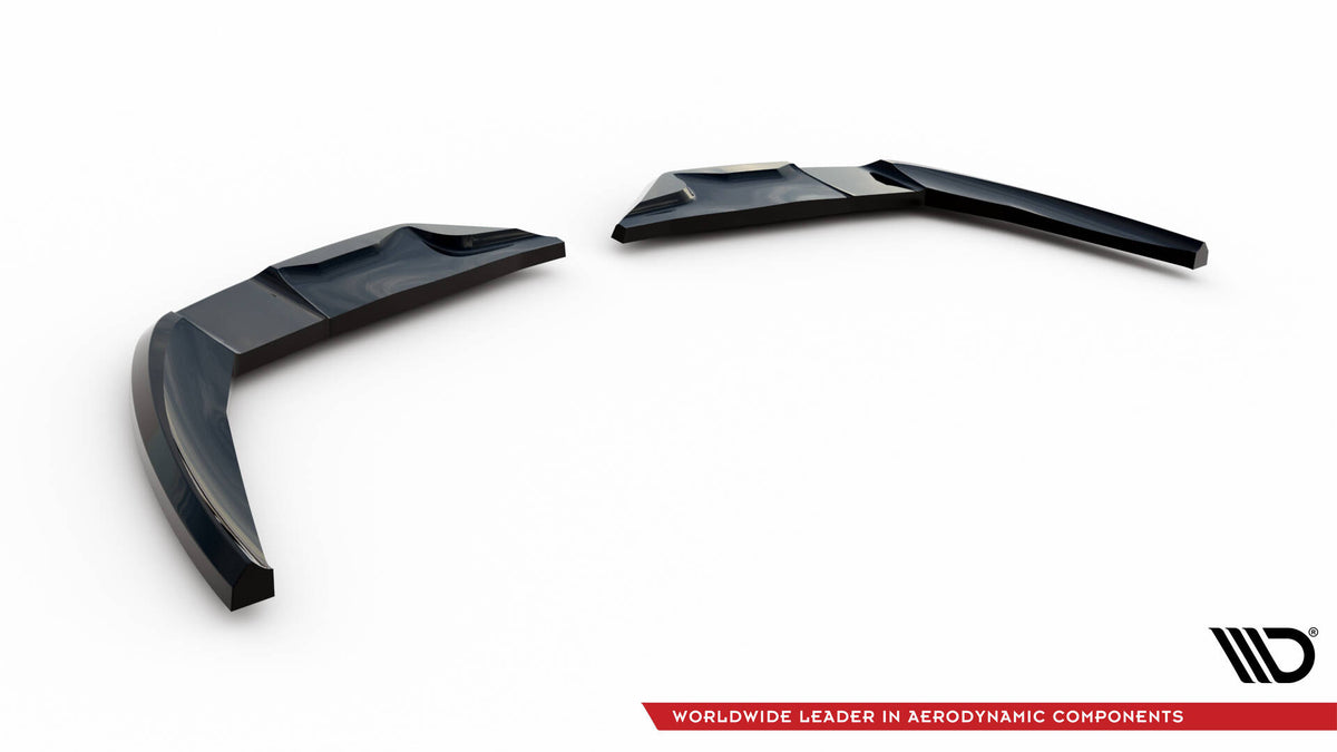 Heck Ansatz Flaps Diffusor passend für Ford Edge ST Mk2 Facelift schwarz Hochglanz – Ansicht 5
