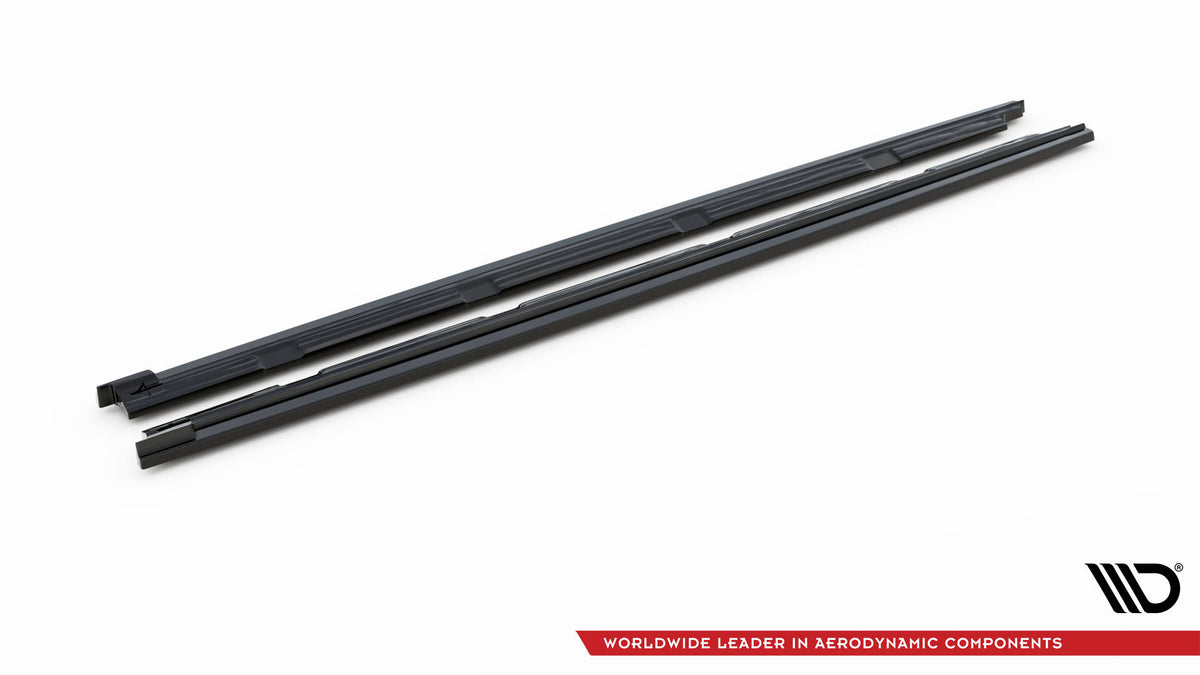 Street+ Seitenschweller Leisten passend für Seat Ateca Mk1 schwarz Hochglanz – Ansicht 5