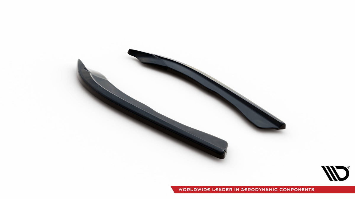 Heck Ansatz Flaps Diffusor V.5 passend für BMW 4er M440i G22 / G23 / G22 Facelift / G23 Facelift schwarz Hochglanz – Ansicht 6