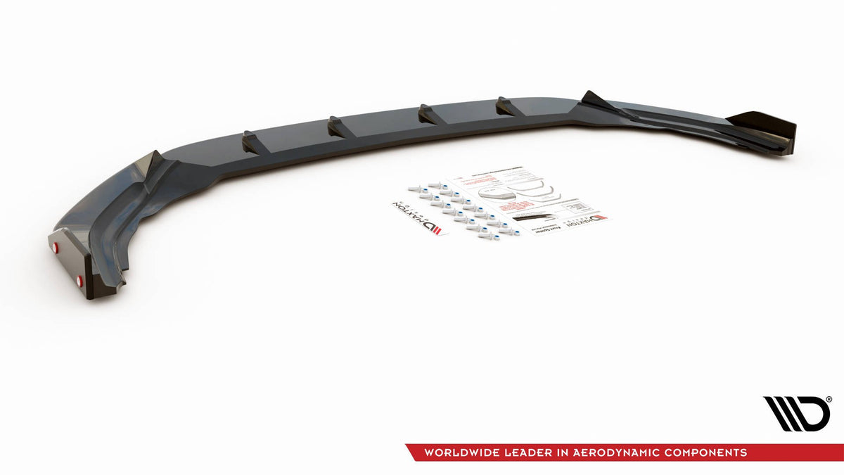Street+ Spoilerlippe Front Ansatz V.2 + Flaps passend für VW Golf R Hatchback / Variant  Mk8 – Ansicht 6
