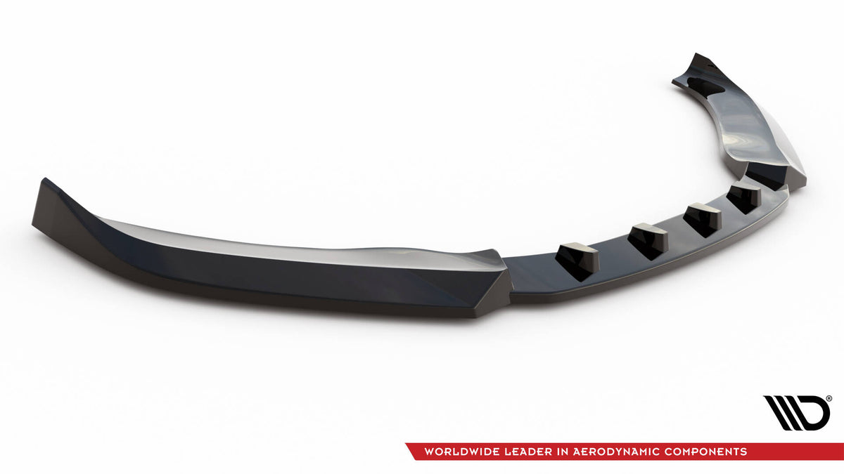 Street+ Spoilerlippe Front Ansatz V.2 passend für Audi TT S / S-Line 8S schwarz Hochglanz – Ansicht 5
