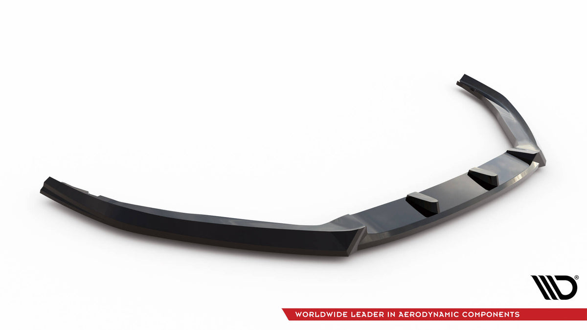 Street+ Spoilerlippe Front Ansatz V.2 passend für Ford Focus Vignale Mk4 schwarz Hochglanz – Ansicht 5