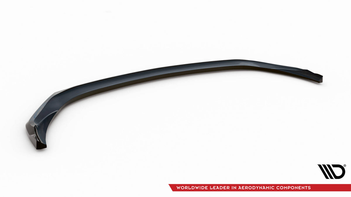Street+ Spoilerlippe Front Ansatz V.1 passend für Mercedes-AMG C43 Coupe / Cabrio / Limousine / Kombi C205 / A205 / W205 / S205 Facelift schwarz Hochglanz – Ansicht 6