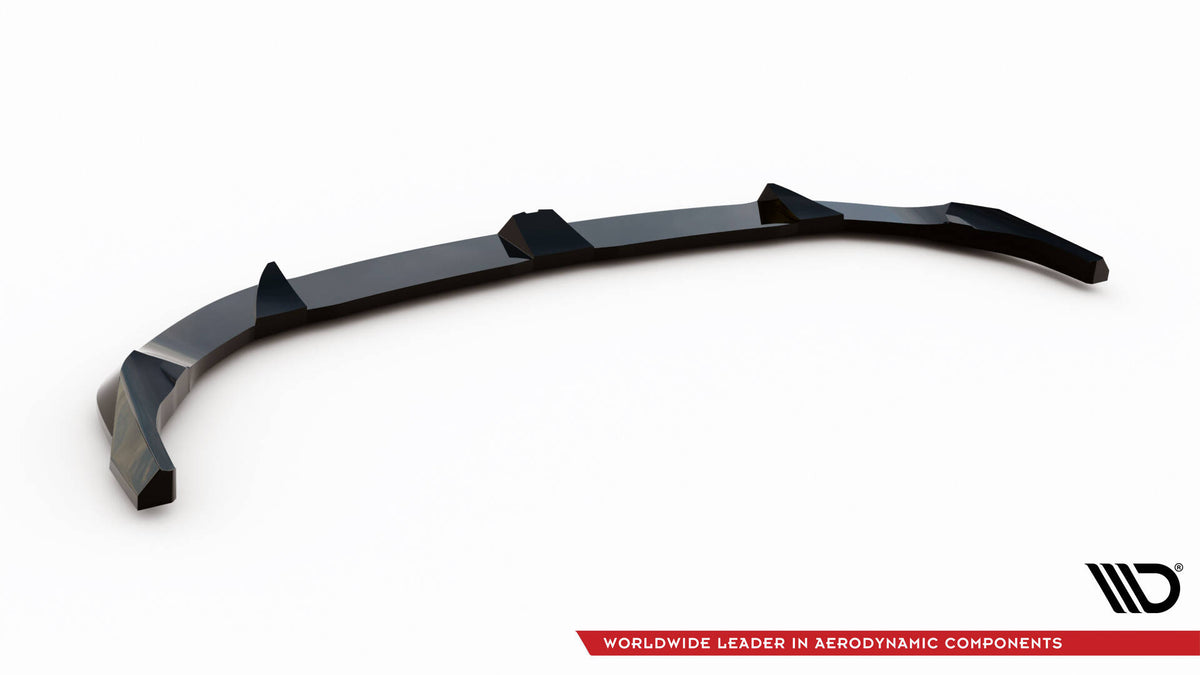 Street+ Spoilerlippe Front Ansatz V.3 passend für BMW 1er M-Paket F70 schwarz Hochglanz – Ansicht 6