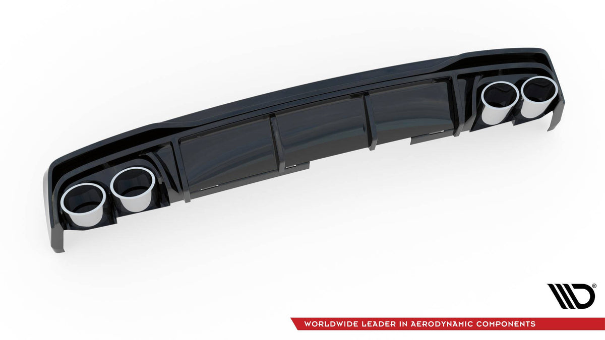 Diffusor Heck Ansatz + Endrohre für Audi A6 S-Line / S6 C8 / C8 Facelift – Ansicht 11