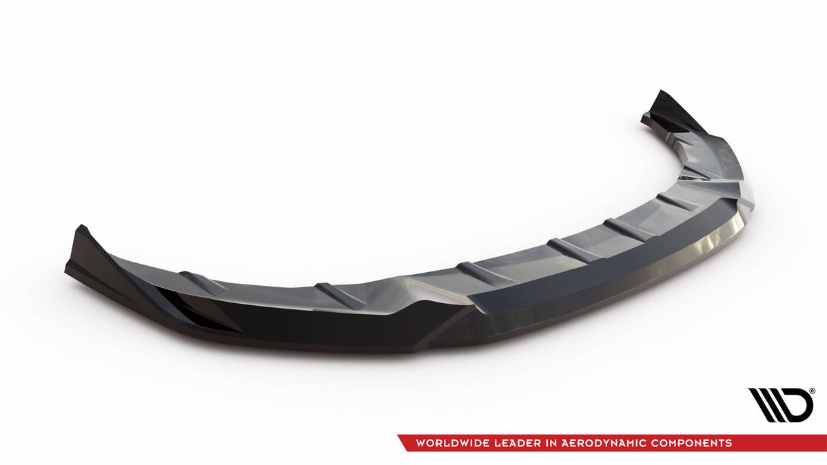 Street+ Spoilerlippe Front Ansatz V.2 passend für BMW 5er / i5 M-Paket Limousine / Touring G60 / G61 schwarz Hochglanz – Ansicht 5