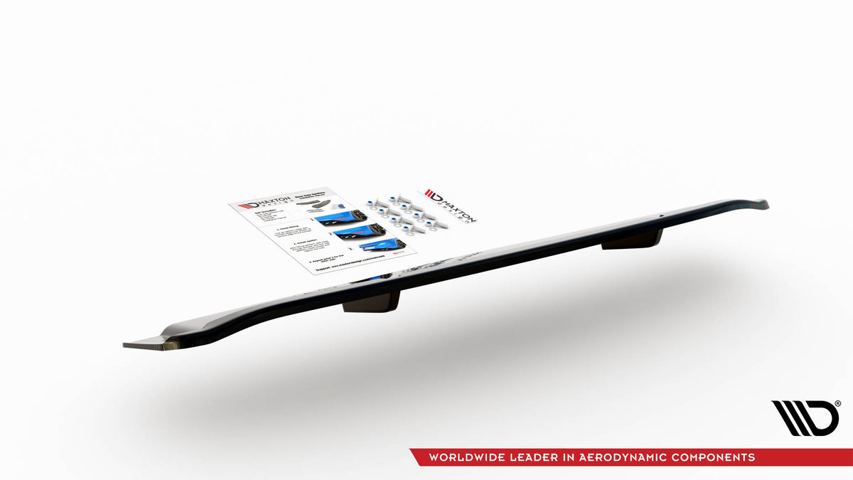 Street+ Mittlerer Diffusor RACE passend für Audi SQ8 Mk1 schwarz Hochglanz – Ansicht 5