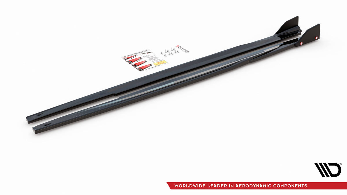 Street+ Seitenschweller Leisten passend für V.1 + Flaps Toyota Corolla GR Sport Hatchback XII – Ansicht 5