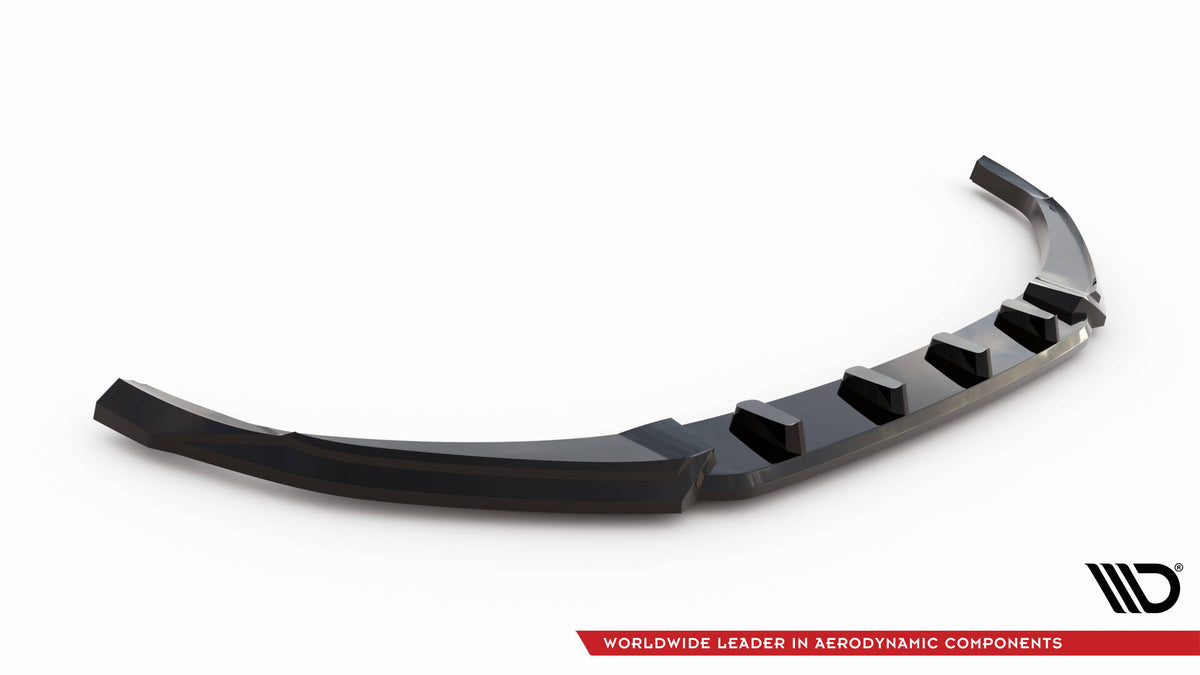 Street+ Spoilerlippe Front Ansatz V.2 passend für Hyundai Tucson N-Line Mk4 schwarz Hochglanz – Ansicht 5