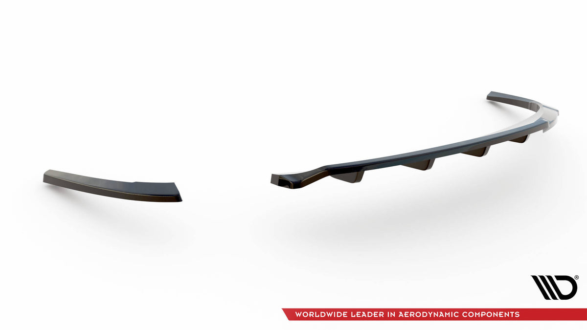 Street+ Mittlerer Diffusor RACE passend für Audi A5 Coupe 8T Facelift schwarz Hochglanz – Ansicht 7