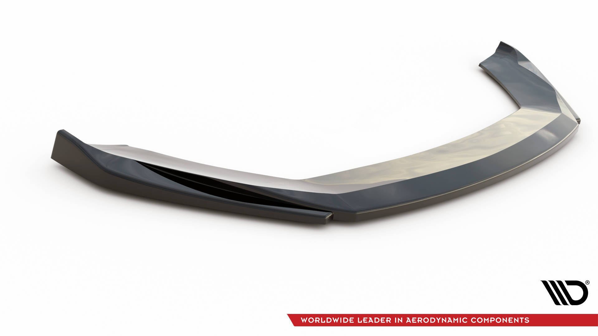Street+ Spoilerlippe Front Ansatz V.5 passend für Seat Leon Cupra / FR Mk3 FL schwarz Hochglanz – Ansicht 5