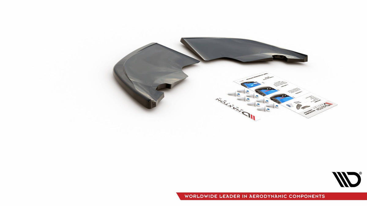 Heck Ansatz Flaps Diffusor passend für Skoda Kamiq Mk1 schwarz Hochglanz – Ansicht 8