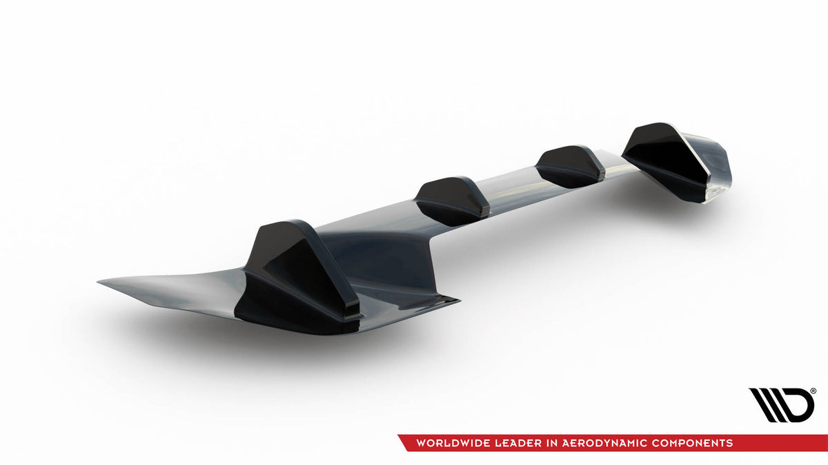 Diffusor Heck Ansatz passend für Mercedes-AMG GT / GT S C190 Facelift schwarz Hochglanz – Ansicht 6